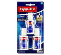 TIPP Ex Rapid Correction Fluid - 20 ml, Pack of 2+1