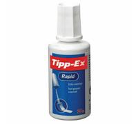 Tipp-Ex Rapid Correction Fluid 20ML White Bottle Quick Drying Home School