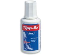 Tipp-Ex Rapid Correction Fluid Fast-drying with Foam Applicator 20ml White Ref 8012969 [Pack 10] [per Pack: 10]