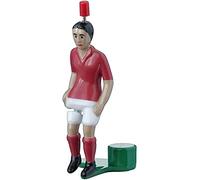 TIPP-KICK Kicker Classic I Original player for young and old I Fun with the soccer figure game I Accessories I Red jersey