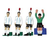 TIPP-KICK World Cup Classics - Argentina 1986 World Champions Player Set Including Kicker, Top-Kicker, Star-Kicker Goalkeeper I Football Accessories
