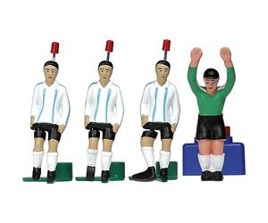 TIPP-KICK World Cup Classics - Argentina 1986 World Champions Player Set Including Kicker, Top-Kicker, Star-Kicker Goalkeeper I Football Accessories