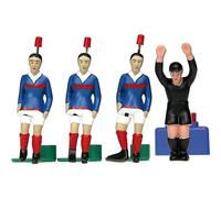 TIPP-KICK World Cup Classics - France 1998 World Champions Player Set Including Kicker, Top-Kicker, Star-Kicker & TIPP-KICK Goalkeeper I Football Accessories
