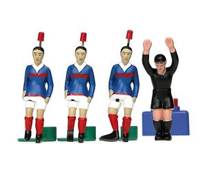 TIPP-KICK World Cup Classics - France 1998 World Champions Player Set Including Kicker, Top-Kicker, Star-Kicker Goalkeeper I Football Accessories