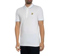 Tipped Polo Shirt White/Light Blue XXL