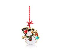 Tipperary Crystal Christmas Snowman Gem Decoration - Festive Hanging Ornament with Sparkling Detail