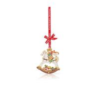 Tipperary Crystal Christmas Tree Decoration, Luxury Hanging Ornament - Perfect for Holiday Décor & Gifting, Rocking Horse Decoration