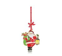 Tipperary Crystal Christmas Tree Decoration, Luxury Hanging Ornament - Perfect for Holiday Décor & Gifting, Santa & Lantern Decoration