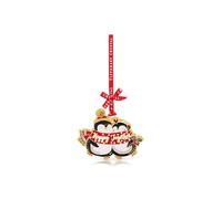 Tipperary Crystal Christmas Tree Decoration, Luxury Hanging Ornament - Perfect for Holiday Décor & Gifting, Loved Ones Happy Together Decoration