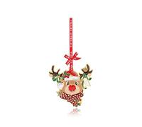 Tipperary Crystal Christmas Tree Decoration, Luxury Hanging Ornament - Perfect for Holiday Décor & Gifting, Rudolph Gem Decoration