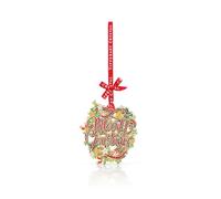 Tipperary Crystal Christmas Tree Decoration, Luxury Hanging Ornament - Perfect for Holiday Décor & Gifting, Merry Christmas Sparkle Decoration