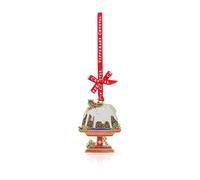 Tipperary Crystal Christmas Tree Decoration, Luxury Hanging Ornament - Perfect for Holiday Décor & Gifting, Christmas Pudding Sparkle Decoration