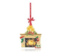 Tipperary Crystal Christmas Tree Decoration, Luxury Hanging Ornament - Perfect for Holiday Décor & Gifting, Fireside Gem Decoration