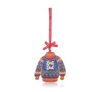 Tipperary Crystal Luxury Sparkle Christmas Hanging Decoration - Best Dad Christmas Jumper Design in Star Gift Box Xmas Festive Décor - Perfect for Holiday Décor & Gifting
