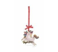 Tipperary Crystal Luxury Sparkle Christmas Hanging Decoration - Super Sister Unicorn Design in Star Gift Box Xmas Festive Décor - Christmas Tree Decoration - Perfect for Holiday Décor & Gifting