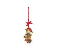 Tipperary Crystal Sparkle Collection Hanging Decorationy Carol Singer, Red Ribbon, Luxury Gift Box
