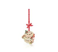 Tipperary Crystal Sparkling Mince Pies Christmas Ornament - Festive Hanging Holiday Decoration