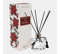 Tipperary Crystal White Christmas Reed Diffuser - Orange Spice Amber & Musk - 100ml Festive Home Fragrance - Luxury Christmas Scented Diffuser Gift
