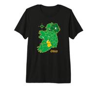 Tipperary Ireland County Map Eire Irish Travel Premium T-Shirt
