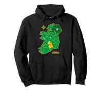 Tipperary Ireland County Map Eire Irish Travel Pullover Hoodie