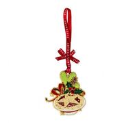 Tipperary Crystal Sparkling Mince Pies Christmas Ornament - Festive Hanging Holiday Decoration