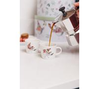 TipperleyHill Robin Fine China Espresso Cup, Set of 2, 90ml Mikasa White One Size