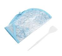 Tipping Highlight Hair Hat Salon Hair Coloring Highlighting Dye For Head With Needle Hook For Dyeing Hairdress