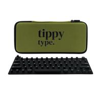 TIPPY TYPE Raised Keyboard Cover for Long Nails Silicone - The Original - Comfortable Typing, Quiet, Nail Protection - Compatible with Apple Devices (Matte Black)