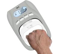 TIPRE 396lbs/180kg Grip Strength Tester, Digital Dynamometer With LCD Display, Adjustable Hand Grip Training Gauge, Exercisers for Sports Home School Use - Gray