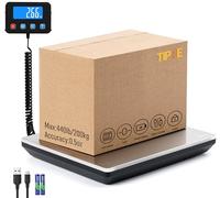 TIPRE Digital Shipping Postal Scale 440lb/200kg with Hold and Tare Function, Extended LCD Display for Packages Small Business, Mail, Warehouse, Home, Luggage, Battery&Charging Cable Included