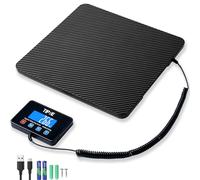 TIPRE Shipping Scale 440lbs for Packages,Lightweight Carbon Fibre Heavy Duty Digital Postal Scale,0.5 oz High Accuracy Commercial Scale with Charging Cable & Batteries for Small Business,Warehouse