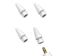 Tips for Apple Pencil 1st Generation 2nd Generation (4 Pack) Penil Stylus Replacement Nibs Pen Tip Gen 2 Ipencil Accessories Compatible for Ipad Tablet Touch Accessory First Gen