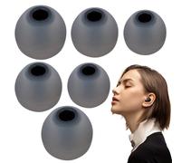 Tips for Earphone Replacement Silicone Earbud Cushion Headphones Cover S M L In-Ear Soft Noise Isolating Earphone Tips Comfort Earbud Provides a Secure Grip to Keep and Avoid Accidental Appearance
