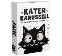 TIPSI Cat Carousel | Drinking Games for Adults from 18 | Party Game, Drinking Game | 3-in-1 Game: Truth or Dare - Ich hab noch nie - Wer würde eher | Ideal for New Year's Eve, Birthday & Parties