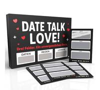 TIPSI Date Talk Love - The Rubbelos Card Game for Couples from 18 | 38 Surprise Cards with Date Ideas, Questions & Spicy Challenges | Couple Games for Adults | Romantic Gift for Couples