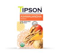 Tipson Organic Ashwagandha Mango (25 Enveloped Tea Bags)