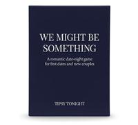 Tipsy Tonight We Might Be Something | Romantic Date-Night Card Game for First Dates and New Couples | Conversation and Chemistry Deck for Early Dating | Great Gift for New Daters