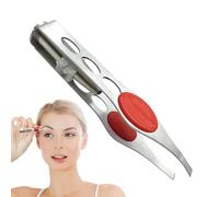 Tiptes with Tweezers Lightweight Non Slip Eyebrow Ticker with LED Light Stainless Steel Hair Removal Tools for Mother's Day Office Thanksgiving