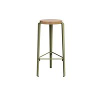 TipToe BIG LOU Stool Oak/Khaki Green