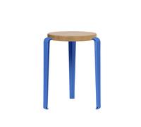 TipToe LOU Stool Oak/Azure Blue