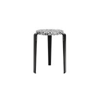 TipToe LOU Stool Recycled Plastic Black/Graphite Black