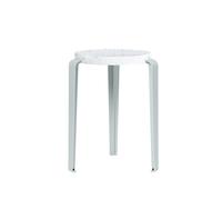 TipToe LOU Stool Recycled Plastic White/Pale Blue