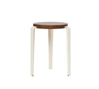 TipToe LOU Stool Stained Oak/Cream White