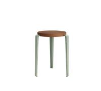 TipToe LOU Stool Stained Oak/Eucalyptus Grey