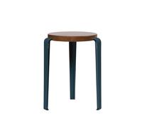 TipToe LOU Stool Stained Oak/Midnight Blue