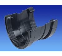 Tiptop Home OSMA BLACK 113mm Gutter Union for DeepLine 4.5:2.5 System 9T909b…