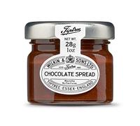 Wilkin & Sons Tiptree Chocolate Spread | 72 Pack of 28g Mini Glass jar Portion pots | Nut-Free | Palm Oil Free |Vegetarian, Coeliac, Friendly | Made in The UK