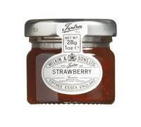 Tiptree Strawberry Preserve 28g Portions x72 - Wilkin & Sons, Medium-Texture Jam with Large Fruit Pieces, Ideal for Cafes