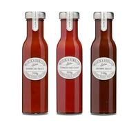 Tiptree Wilkin & Sons Ltd Sauce Bundle - Tomato Ketchup, Barbecue Sauce & Brown Sauce - Gourmet British Condiments - 3 x 310g Jars