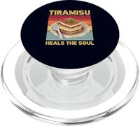 Tiramisu Heals The Soul Italian Cuisine Fans Funny Retro PopSockets PopGrip for MagSafe